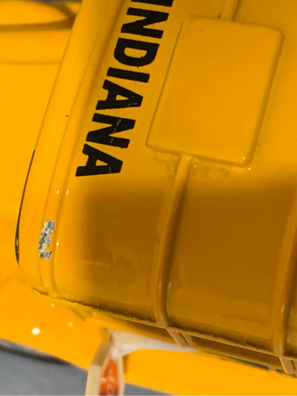 Yellow Indiana School Bus Toy - Kids Play Vehicle